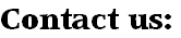 Contact us:
